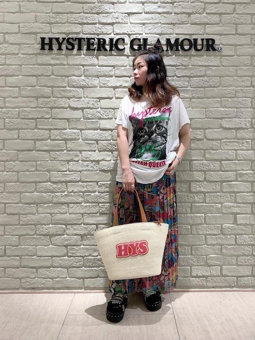HYSTERIC GLAMOUR（ヒステリックグラマー）の「MORE FUN柄 プリーツ