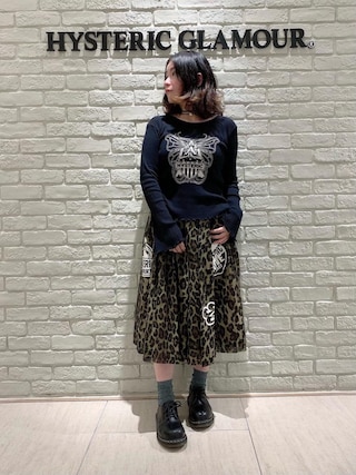 ヒステリックグラマー　hysteric glamour タックキュロットスカート ヒステリックグラマー hysteric glamour タックキュロットスカート