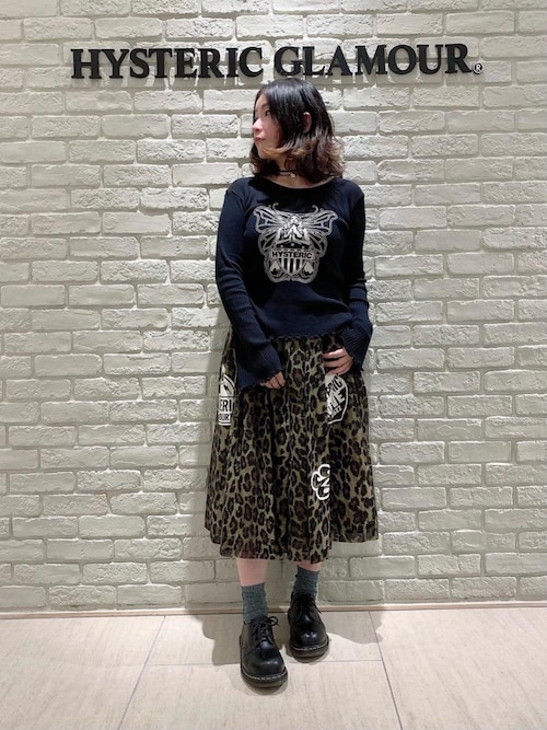 ヒステリックグラマー　hysteric glamour タックキュロットスカート HYSTERIC GLAMOUR（ヒステリックグラマー）の「SUNDAY GIRL