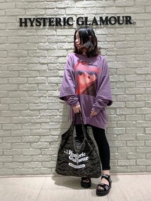 HYSTERIC GLAMOUR 総柄 パッカブル エコバッグ HYSTERIC GLAMOUR エコバッグ FUNKA HYSTERIC柄 パッカブルエコ