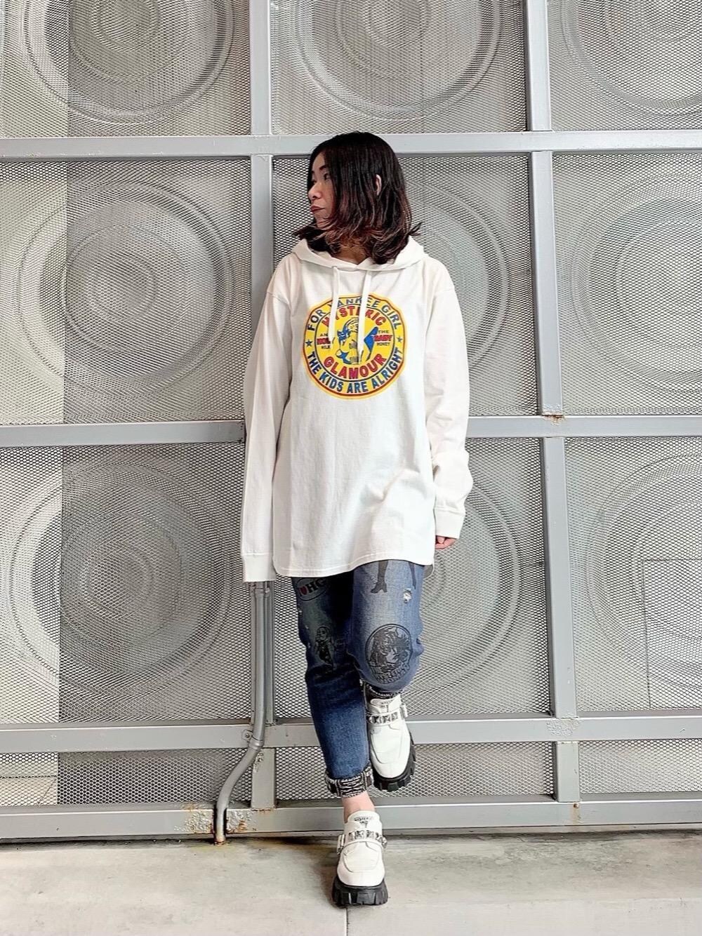 HYSTERIC GLAMOUR（ヒステリックグラマー）の「YANKEE GIRL パーカー