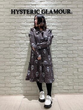 HYSTERIC GLAMOURのワンピースを使った「花柄」の人気ファッション