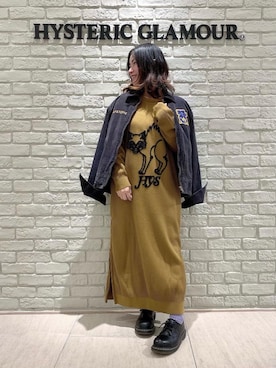 「長袖シャツ」｜「アイテム（その他アウター）」を使った、SUZUKIさん（レディース・150cm）の秋コーディネート