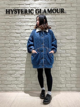 「アイテム（デニムジャケット）」を使った、SUZUKIさん（レディース・150cm）の秋コーディネート