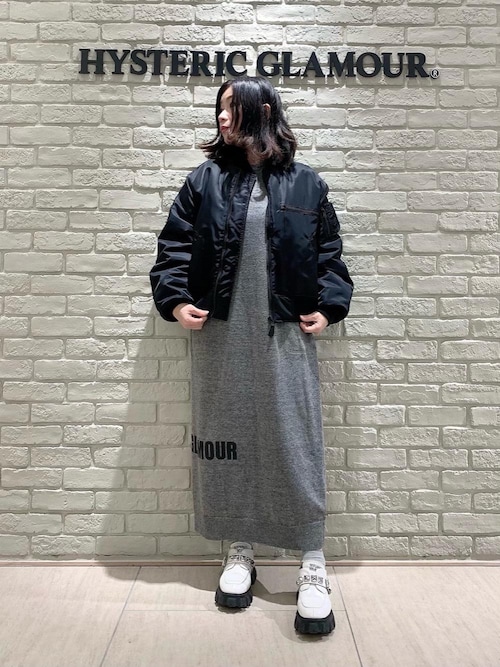 HYSTERIC GLAMOUR（ヒステリックグラマー）の「CIRCLE LOGO ワンピース