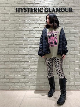 「ロックコーデ」｜「アイテム（ブルゾン）」を使った、SUZUKIさん（レディース・150cm）の冬コーディネート