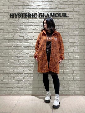 「オレンジ🍊」｜SUZUKIさん（レディース・150cm）の冬コーディネート