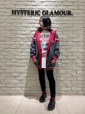 「ロンt」｜「アイテム（ブルゾン）」を使った、SUZUKIさん（レディース・150cm）の冬コーディネート
