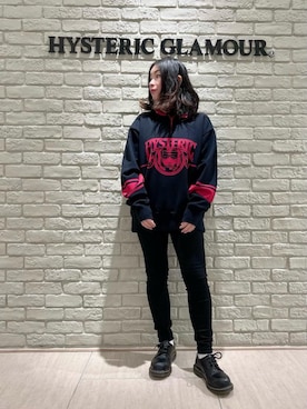 「ﾋﾞｯｸﾞｼﾙｴｯﾄ」｜「アイテム（スウェット）」を使った、SUZUKIさん（レディース・150cm）の冬コーディネート
