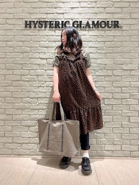 「ロックコーデ」｜「アイテム（ワンピース/ドレス）」を使った、SUZUKIさん（レディース・150cm）の春コーディネート