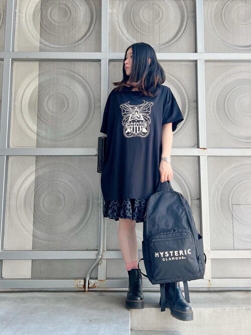 ヒステリックグラマーのワンピース HYSTERIC GLAMOUR（ヒステリックグラマー）の「HYSTERIC BEETNIK