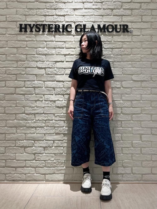 HYSTERIC GROUPIES ショート丈Tシャツ（Tシャツ/カットソー