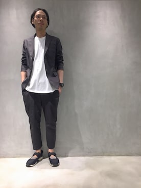 「SOLIDO（ソリード）のアイテム（ジャケット/アウター）」を使った、kenjiさん（メンズ・178cm）の春コーディネート