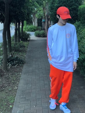 「STAMPD（スタンプド）のアイテム」を使った、 A  K  I  R  A さん（メンズ・171cm）の夏コーディネート