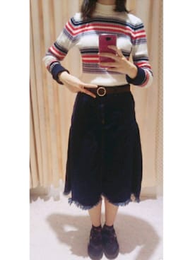 サ サ 。さん（レディース・168cm）の冬コーディネート