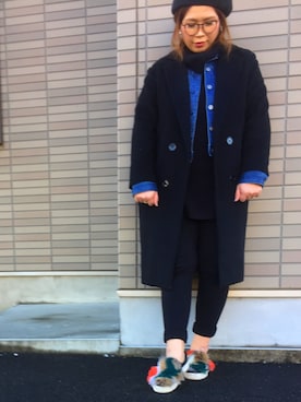 RiMa589さん(レディース・159cm)の冬コーディネート