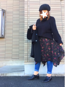 RiMa589さん(レディース・159cm)の冬コーディネート