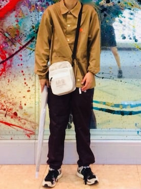 「UNIVERSAL OVERALL（ユニバーサルオーバーオール）のアイテム（その他アウター）」を使った、atsuyaさん（メンズ・170cm）の冬コーディネート
