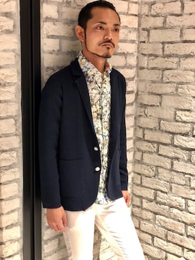 「Buffalo Bobs（バッファローボブズ）のアイテム（パンツ）」を使った、大前昇也【buffalobobs】さん（メンズ・175cm）の春コーディネート