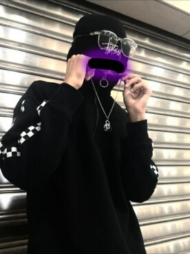 「VANS（バンズ）のアイテム（その他トップス）」を使った、Baałさん（メンズ・185cm）の秋コーディネート