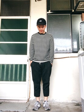 「DW（ディーダブリュー）のアイテム」を使った、Tedさん（メンズ・174cm）の夏コーディネート