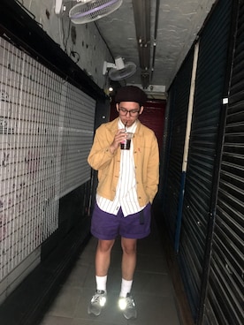 「TOMMY（トミー）のアイテム（パンツ）」を使った、Tedさん（メンズ・174cm）の秋コーディネート
