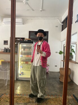 「plain-me（プレインミー）のアイテム（シューズ）」を使った、Tedさん（メンズ・174cm）の春コーディネート