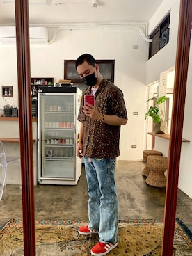 「BIG YANK（ビッグヤンク）のアイテム」を使った、Tedさん（メンズ・174cm）の春コーディネート