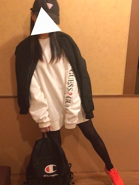 「アイテム（帽子）」を使った、ゆりかさん（レディース・162cm・10代）の冬コーディネート