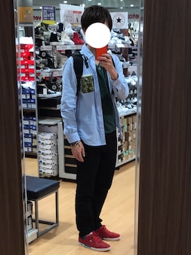 「DVS（ディーブイエス）のアイテム（スニーカー）」を使った、ベビー★さん（メンズ・170cm）の春コーディネート