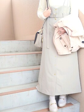 「OUTLET（アウトレット）のアイテム」を使った、maipoomさん（レディース・157cm）の冬コーディネート