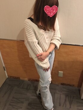 「Daniel Wellington（ダニエルウェリントン）の販売終了クラシックペティット アッシュフィールド32mm（アナログ腕時計）」を使った、マッキーさん（レディース・154cm）の春コーディネート