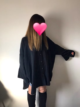 「EGOIST（エゴイスト）のアイテム（ブーツ）」を使った、マッキーさん（レディース・154cm）の冬コーディネート