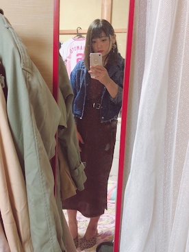 「Lattice（Lattice）のアイテム（PC・スマホグッズ/家電）」を使った、mim♡babyさん（レディース・155cm）の秋コーディネート
