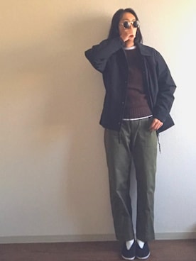 「カンフーシューズ」｜yukinoさん（レディース・164cm）の冬コーディネート