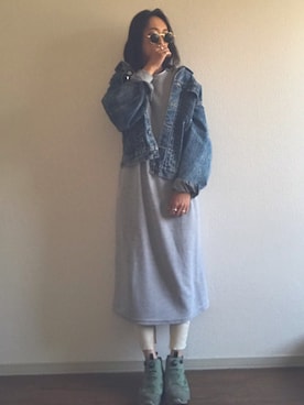 yukinoさん(レディース・164cm)の春コーディネート