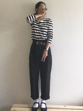 「カンフーシューズ」｜yukinoさん（レディース・164cm）の秋コーディネート