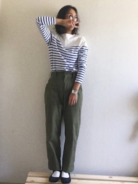 「カンフーシューズ」｜yukinoさん（レディース・164cm）の秋コーディネート