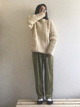 「カンフーシューズ」｜yukinoさん（レディース・164cm）の秋コーディネート