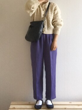 「カンフーシューズ」｜yukinoさん（レディース・164cm）の春コーディネート