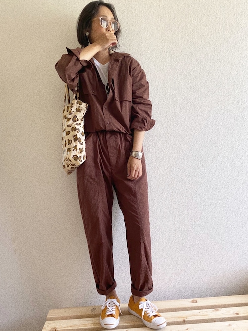 6（ロク）の「＜6(ROKU)＞SOLID ALL IN ONE/オールインワン（つなぎ