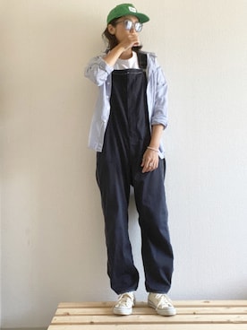 「BRIXTON（ブリクストン）のアイテム」を使った、yukinoさん（レディース・164cm）の秋コーディネート
