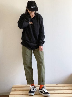 「FTC（エフティーシー）のアイテム」を使った、yukinoさん（レディース・164cm）の冬コーディネート