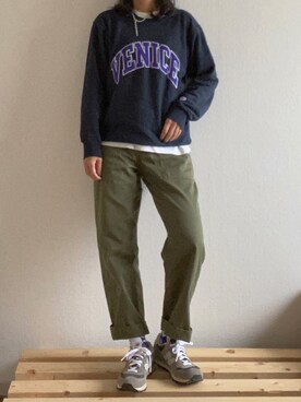「ADER error（アーダーエラー）のアイテム（レッグウェア）」を使った、yukinoさん（レディース・164cm）の春コーディネート