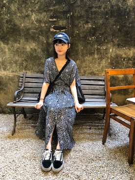 「CHIPIE（シピー）のアイテム」を使った、Kikiさん（レディース・156cm）の夏コーディネート