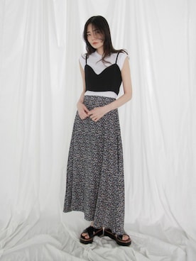 「ナチュラルスタイル」｜UNE MANSIONさん（レディース・159cm）の夏コーディネート