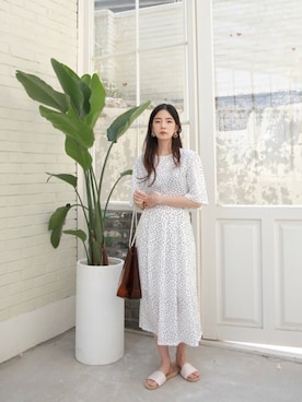 UNE MANSIONさん（レディース・159cm）の夏コーディネート