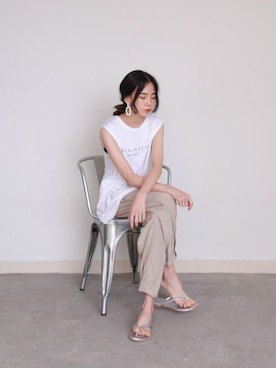 「ナチュラルスタイル」｜UNE MANSIONさん（レディース・159cm）の夏コーディネート