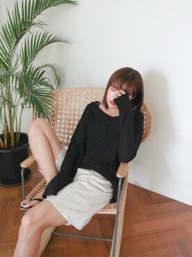 「ナチュラルスタイル」｜UNE MANSIONさん（レディース・159cm）の夏コーディネート