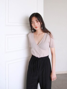 UNE MANSIONさん（レディース・159cm）の夏コーディネート